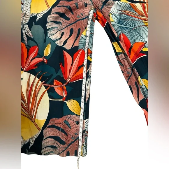 CALIA Women's Pleated Wide Leg Cover Up Pants - Picture 4 of 10